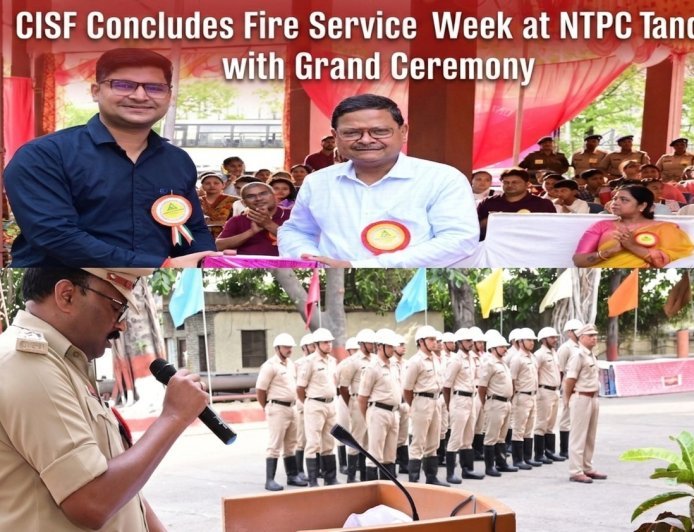 CISF Concludes Fire Service Week at NTPC Tanda with Grand Ceremony
