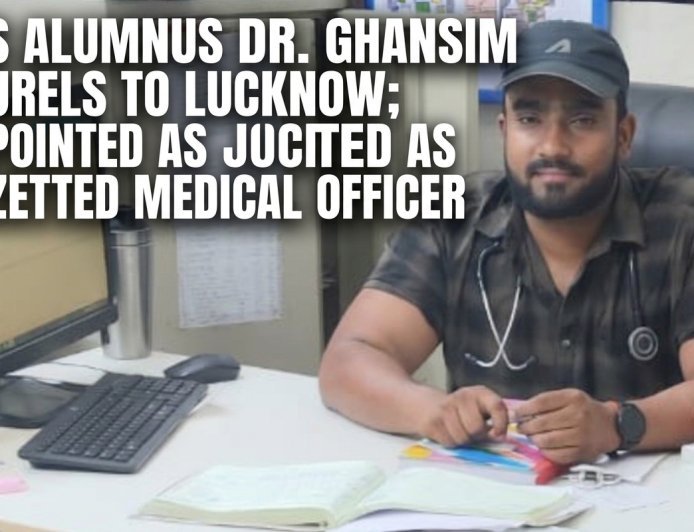 LPS Alumnus Dr. Ghanshyam Brings Laurels to Lucknow; Appointed as Gazetted Medical Officer