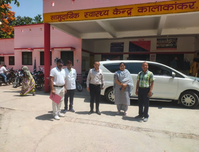 NHM Leadership Evaluates Kalakankar CHC; GM Directs Further Improvement in Healthcare Services