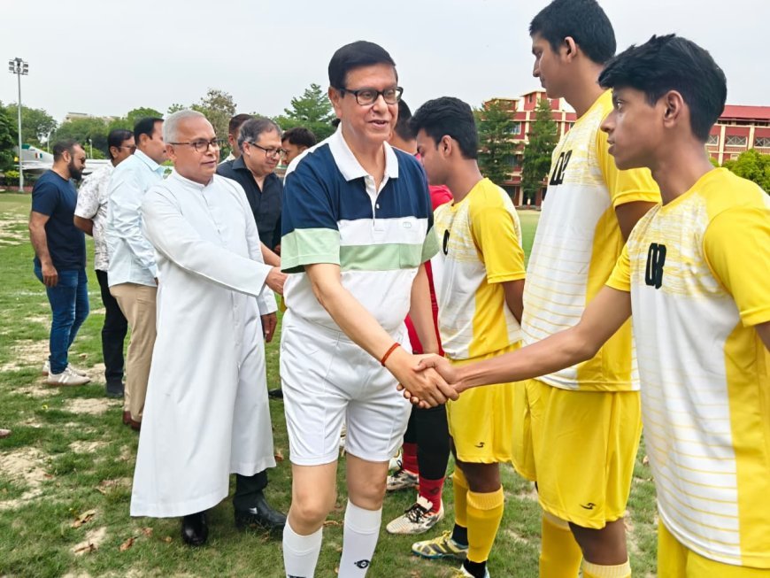 SJC Football Academy Kicks Off New Era of Sports Excellence in Prayagraj