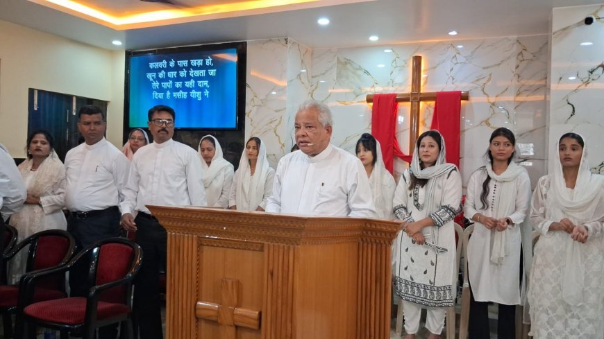 Remembering the Supreme Sacrifice: Devotees Gather for Good Friday Prayers at Billyworld Church