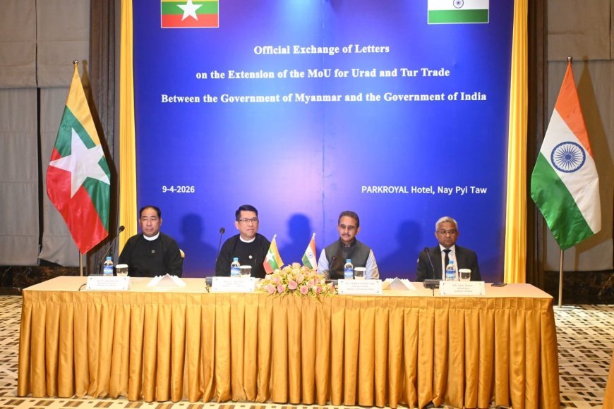 Minister Kirti Vardhan Singh Attends Presidential Inauguration in Myanmar