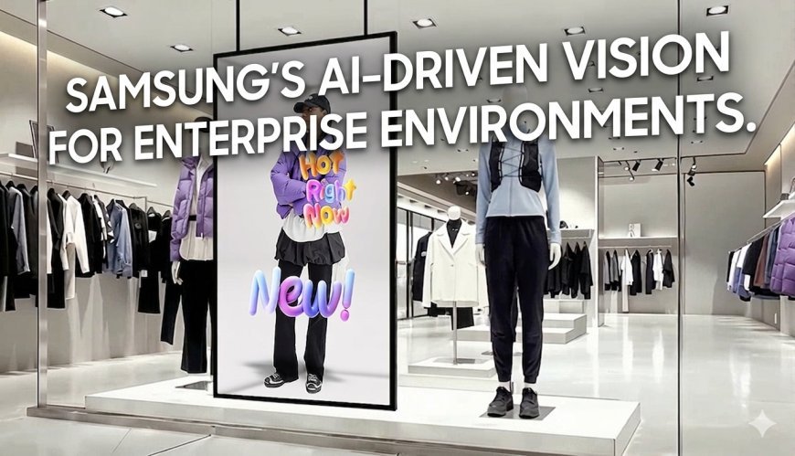 Samsung Redefines Retail with AI Ecosystems and Revolutionary Glasses-Free 3D Signage