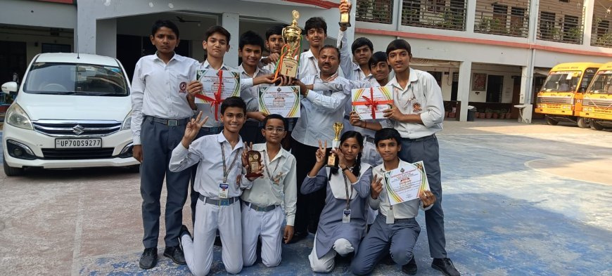 Saraswati Vidya Mandir Madhav Gyan Kendra Triumphs as Overall Champions in Inter-School Chess Competition