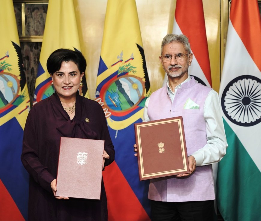 India and Ecuador Chart a New Course for Strategic Cooperation