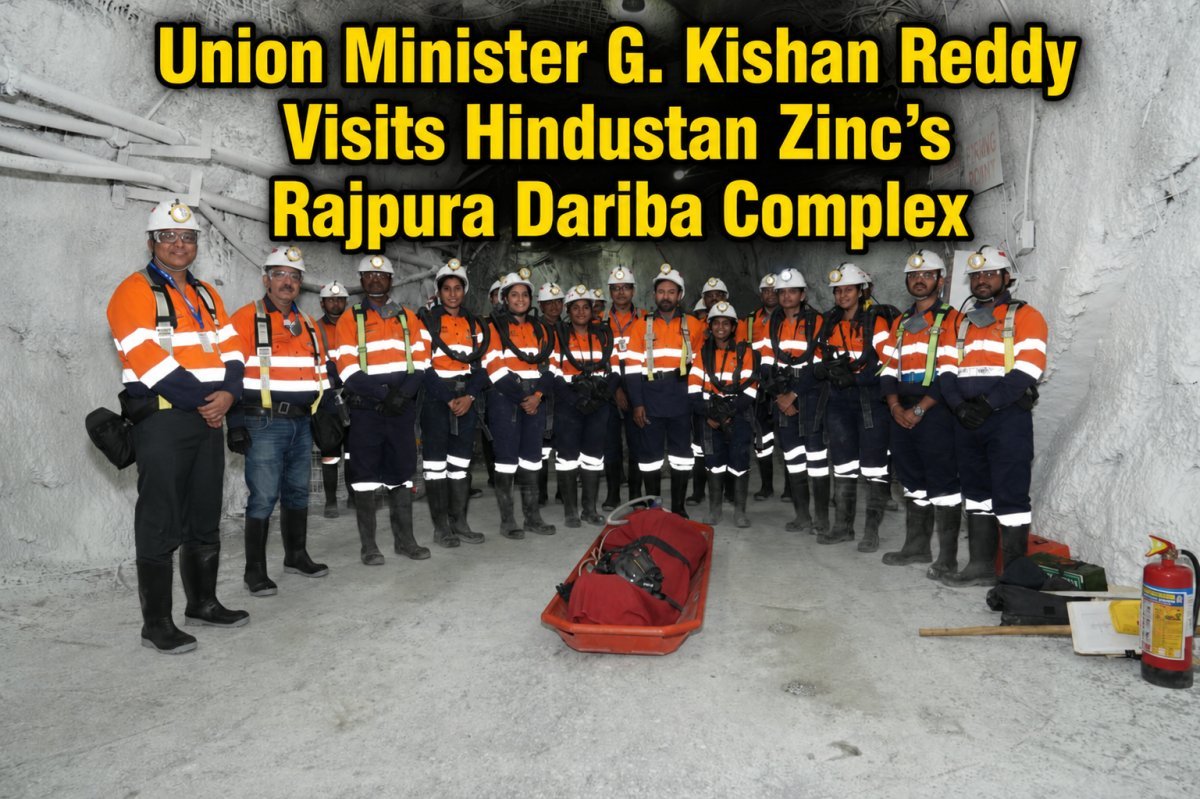 Union Minister Visits Hindustan Zinc’s Rajpura Dariba Complex 