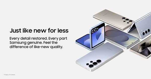Samsung Launches Official 'Certified Re-Newed' Refurbished Smartphone Program