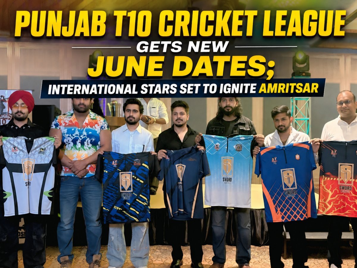 Punjab T10 Cricket League Gets New June Dates; International Stars Set to Ignite Amritsar