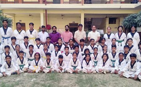 Vishnu Bhagwan Public School Announces Taekwondo Color Belt Results