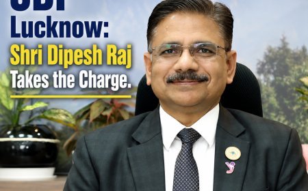 Leadership Transition at SBI Lucknow: Shri Dipesh Raj Takes the Helm
