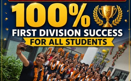 Awadh Collegiate Dominates CBSE Class 12 Results: 100% First Division Success for All Students