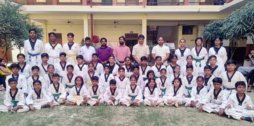 Vishnu Bhagwan Public School Announces Taekwondo Color Belt Results