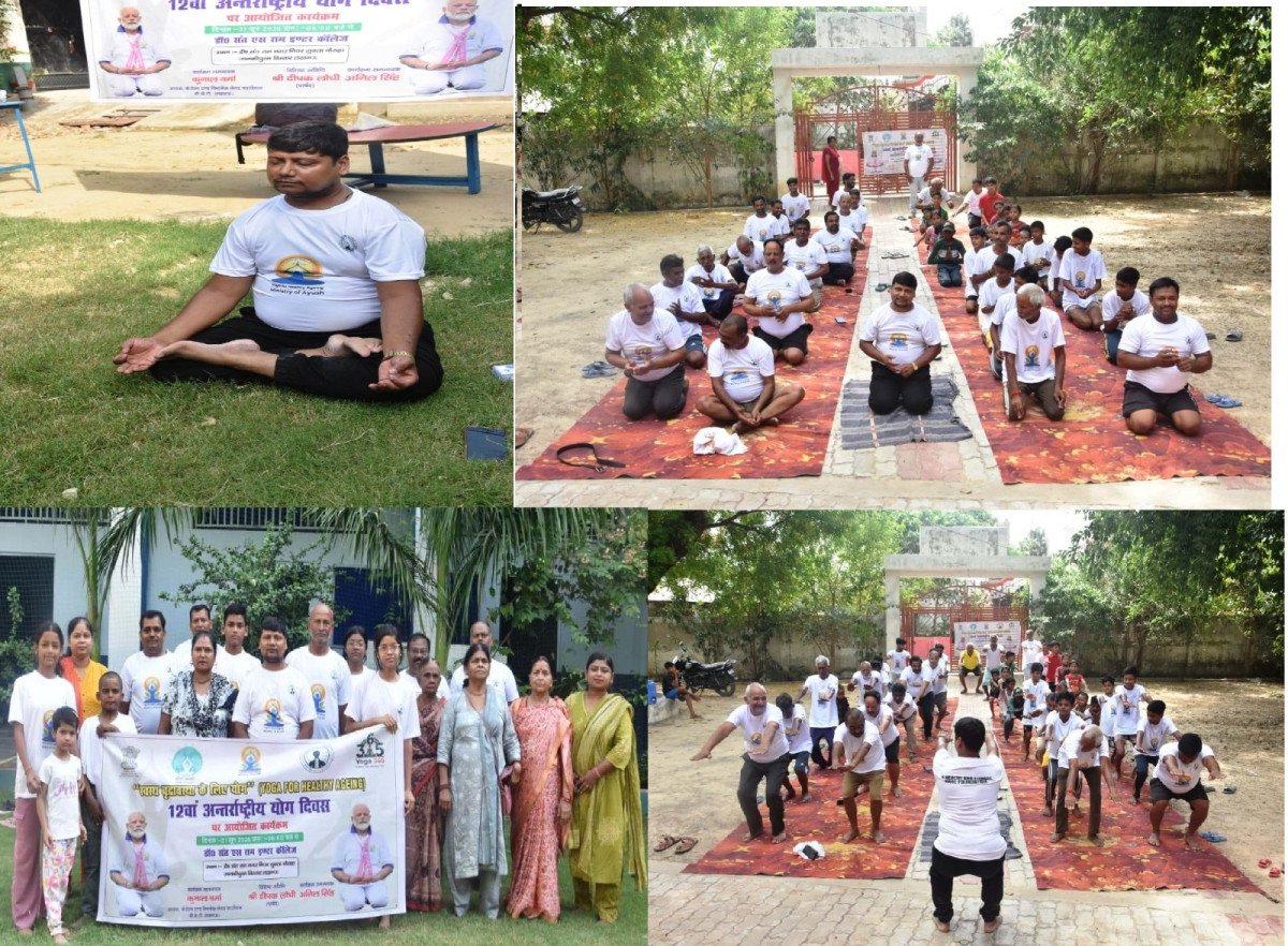 K Health & Fitness Care Foundation Leads Yoga Movement in Lucknow