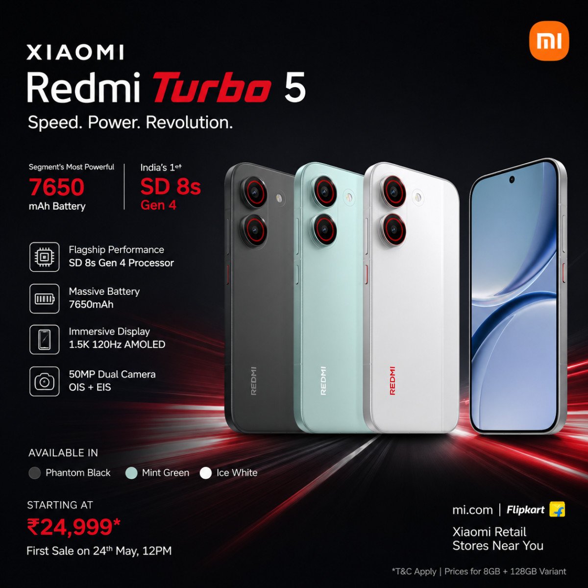 Xiaomi LaunchRedmi Turbo 5 in India: A New Powerhouse for Next-Gen Users