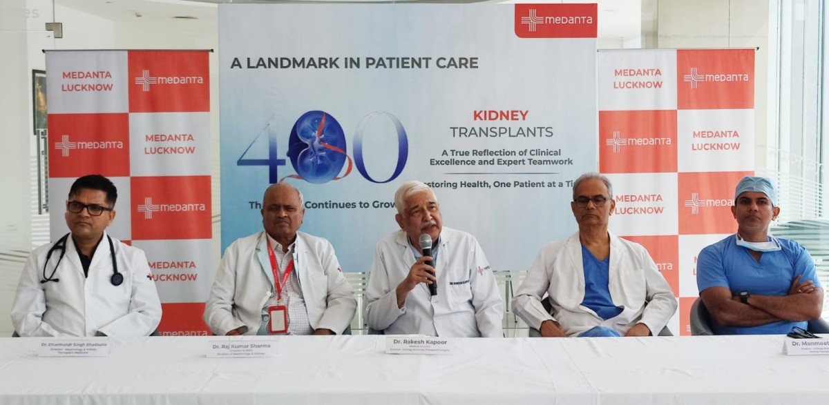 Milestone Achievement: Medanta Lucknow Successfully Completes Four Hundredth Kidney Transplant