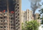 Noida High Rise Fire CM Yogi Adityanath Orders Rescue After AC Blastv             