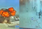 Security Footage Captures Tragic Moment Iranian Drone Detonates Inside Kuwait International Airport Terminal