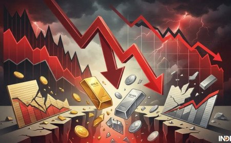 Gold Plummets Near Three Thousand On MCX As Silver Sinks