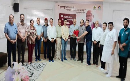 Governor Kavinder Gupta Advocates Spiritual Wellness at Ludhiana Meditation Pyramid