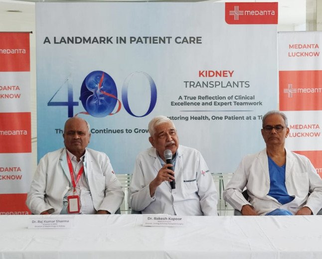 Milestone Achievement: Medanta Lucknow Successfully Completes Four Hundredth Kidney Transplant