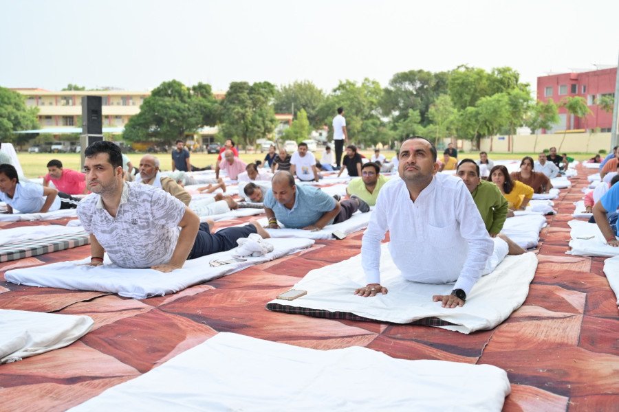 12th International Yoga Day Celebrated with Spiritual Zeal at MUIT Lucknow