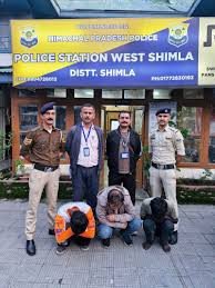 Three Smugglers Arrested in Shimla After Police Seize Major Heroin Consignment