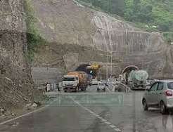 Mandi-Pathankot highway restored for vehicular movement after seven hour landslide blockade