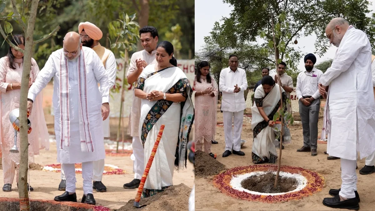 Amit Shah And Delhi Chief Minister Rekha Gupta Launch Massive Environmental Initiatives