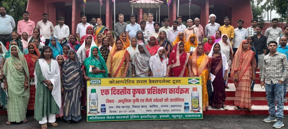 CORDET Empowers Prayagraj Farmers with Modern Nano-Fertilizer Training