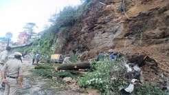 Landslide Blocks Shimla’s Cart Road; Rain Likely to Continue Through July 18