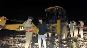 Dehra Police Seize Heavy Excavator Machinery And Four Tippers In Midnight Illegal Mining Operation