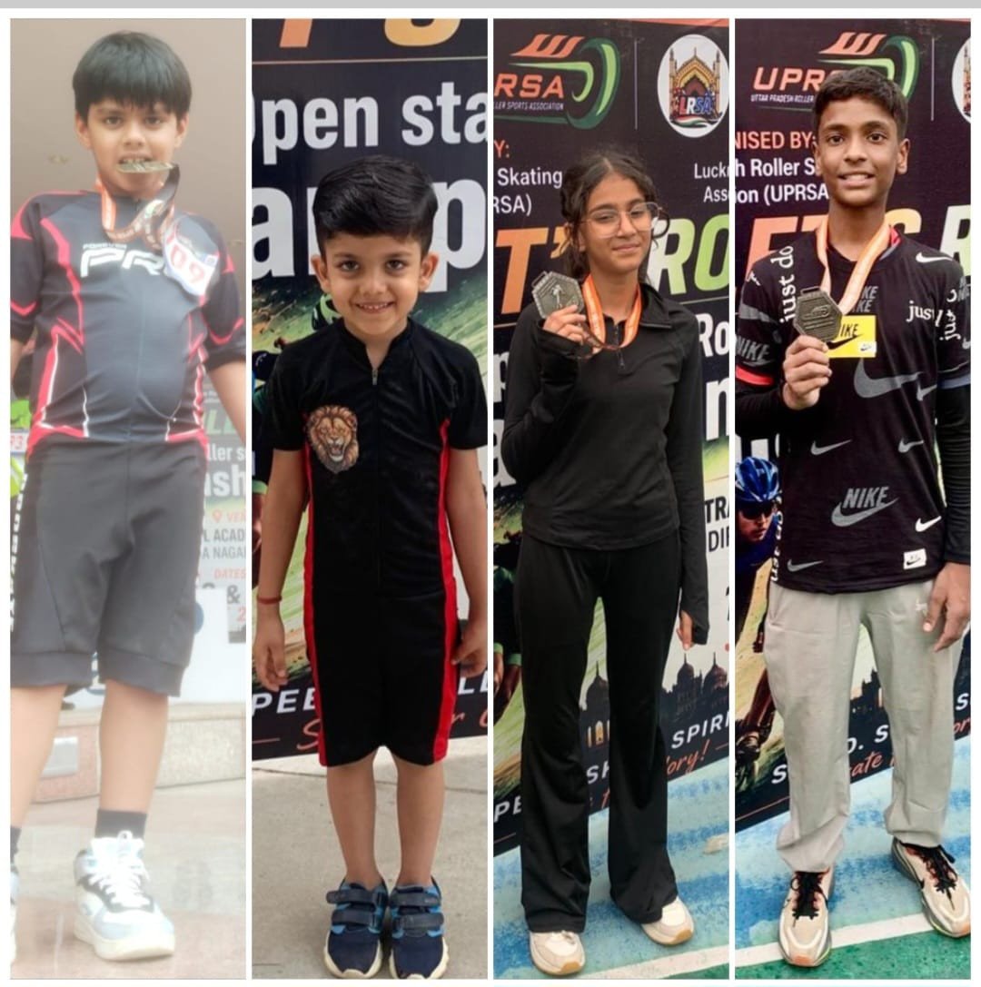 Lucknow Skaters Dominate Day 1 of the 7th UP Open State Roller Skating Championship