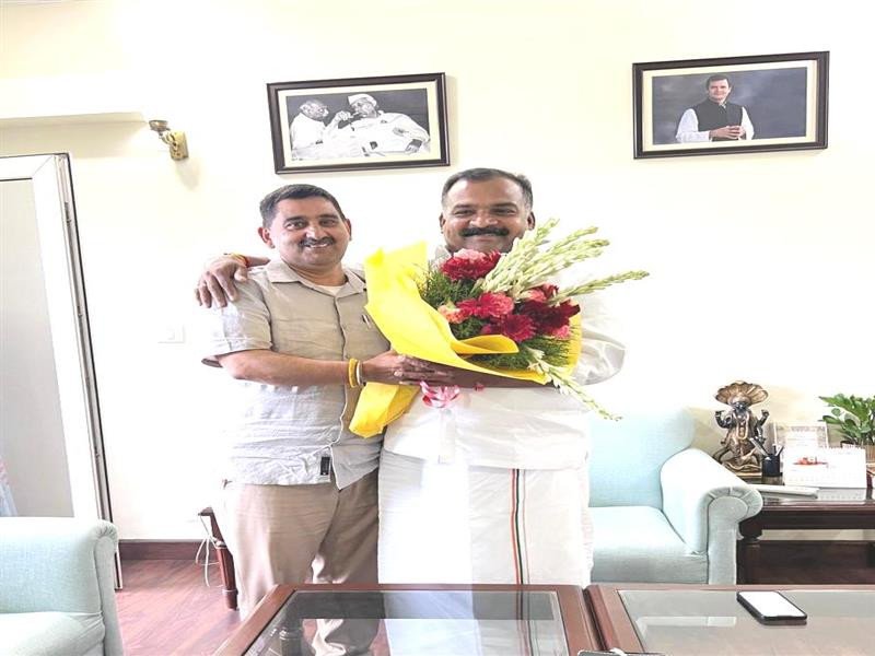 Kewal Singh Pathania holds crucial meeting with Tamil Nadu Congress Chief