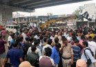 Protests Flare In Nurpur After Slushy Highway Condition Causes Injury To Toddler On Scooter