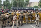 Delhi Police Tightens Security Around Jantar Mantar Maintaining Strict Surveillance At Metro Hubs