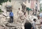 One killed four feared trapped as under construction building collapses in Rohini