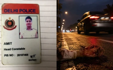 Delhi Traffic Cop Tragically Killed In Speeding Car Hit And Run