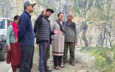 Lahaul Spiti MLA Reviews Progress of Bridge Restoration at Jahalma Nullah