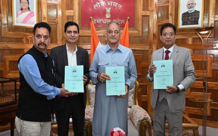Lokayukta submits Himachal Pradesh Human Rights Commission annual report to Governor