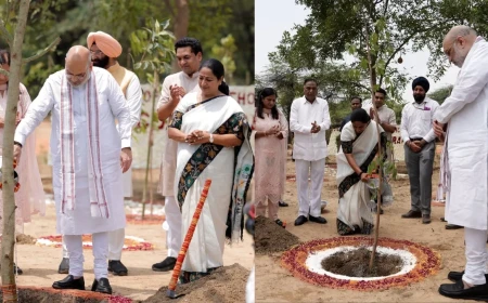 Amit Shah And Delhi Chief Minister Rekha Gupta Launch Massive Environmental Initiatives