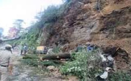 Landslide Blocks Shimla’s Cart Road; Rain Likely to Continue Through July 18