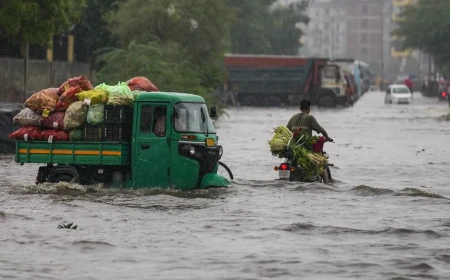 Relentless monsoon downpour paralyzes Delhi-NCR as major roads turn into rivers