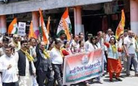 Himachal Congress Stages Statewide Street Protests Over Alleged Ram Temple Donation Theft