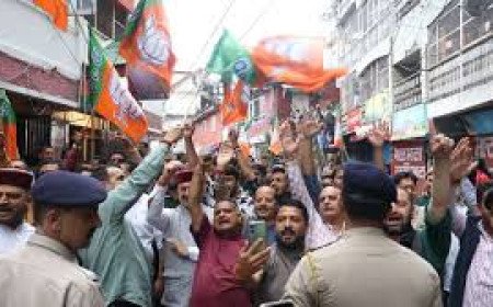 NEET Paper Leak Sparks Congress Protest Outside Shimla BJP Office Raising Political Tensions