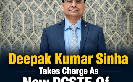 Deepak Kumar Sinha Takes Charge As New PCSTE Of North Central Railway