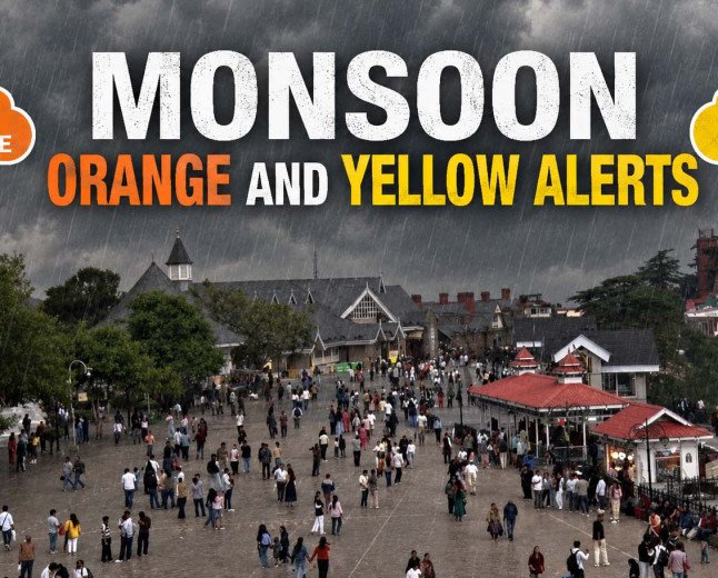 Monsoon Intensifies in Himachal: Orange and Yellow Alerts Issued Across State Until July 10