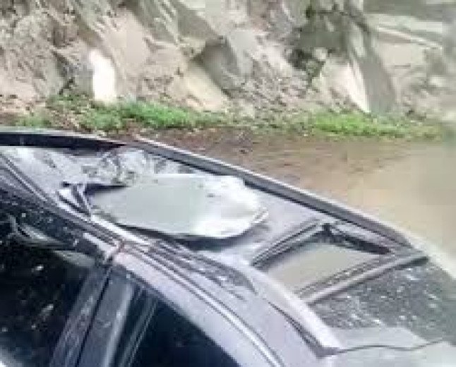 Fourteen Year Old Girl Killed As Boulder Smashes Into Moving Car