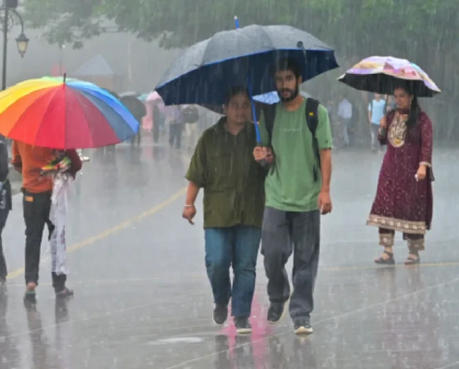 Heavy Monsoon Rains Lash Delhi National Capital Region Triggering Emergency Weather Red Alert