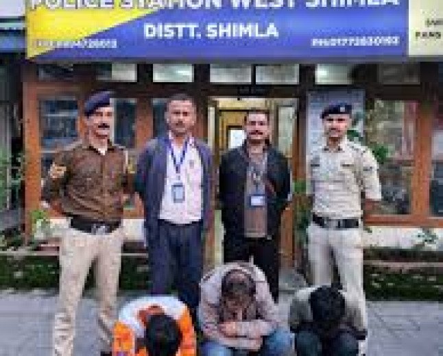Three Smugglers Arrested in Shimla After Police Seize Major Heroin Consignment
