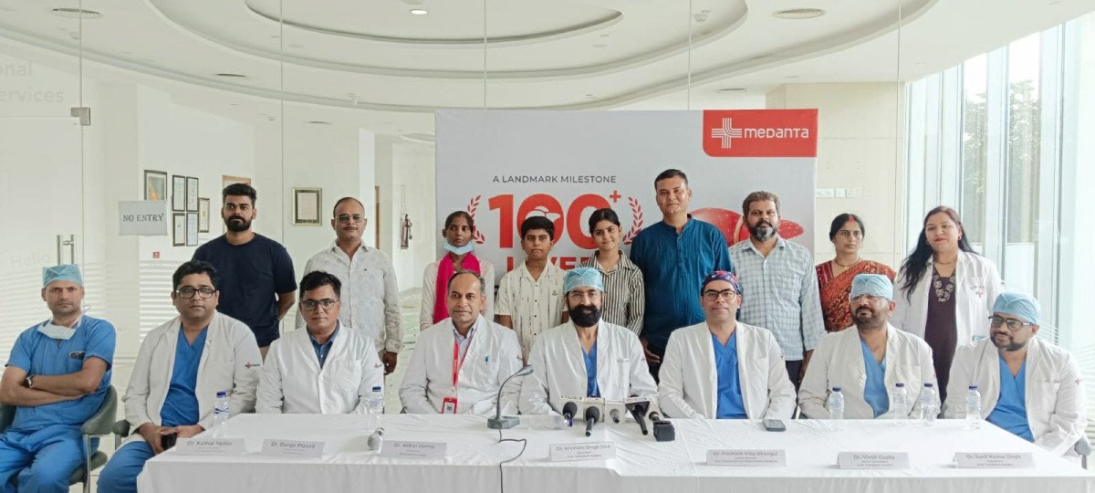 Medanta Lucknow Reaches Milestone of 100 Successful Liver Transplants